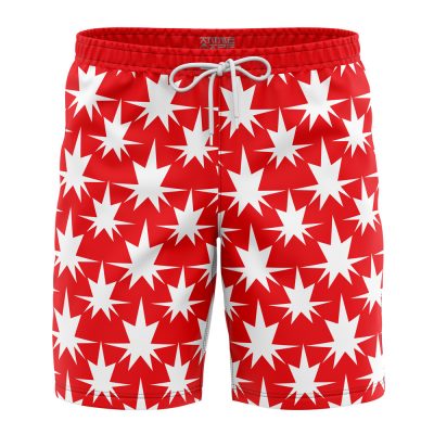 marley Hawaiian Swim Trunks Board Shorts Knot - Attack On Titan Merch